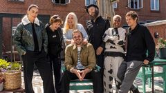 Medina, Dopha, Anne Linnet, Peter Sommer, Thomas Alstrup, Mekdes og Simon Alstrup ved optagestart til 'Toppen af poppen' 2024.