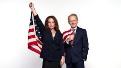 Miriam Zesler og Poul Erik Skammelsen er værter på 'Kampen om USA', som får premiere på TV 2 News og TV 2 Play 4. januar. (Foto: Henrik Ohsten/TV 2)