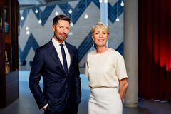 Kåre Quist og Cecilie Beck er værter på 'Europas fremtid - den sidste debat'. (Foto: Agnete Schlichtkrull/DR/TV 2)