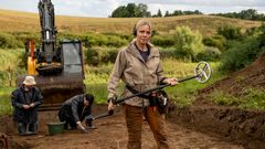 Lene Maria Christensen som Ester i den nye TV 2-serie 'Danefæ'. (Foto: Henrik Ohsten/TV 2).