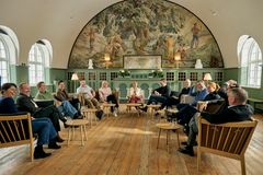 Politisk debat på Ryslinge Højskole