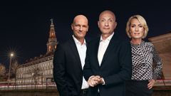 Cecilie Beck, Ask Rostrup og Lasse Sjørslev guider dig gennem valgaftenen på TV 2. (Foto: TV 2)