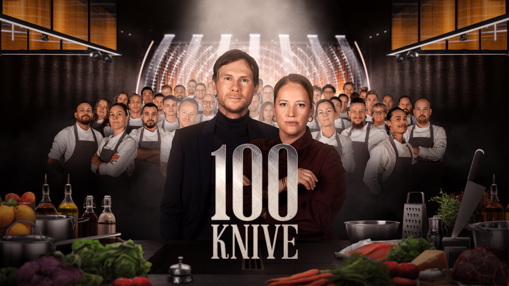 Rasmus Kofoed og Kamilla Seidler i front for '100 knive'- Danmarks største og mest intense kokkekonkurrence