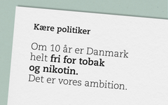 Udsnit af annoncen, der har de ni organisationer som afsender. Den bringes i denne uge i en række store dagblade.