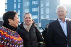 Fra venstre Inger Eriksen, Anna Wangenheim og Jesper Fisker