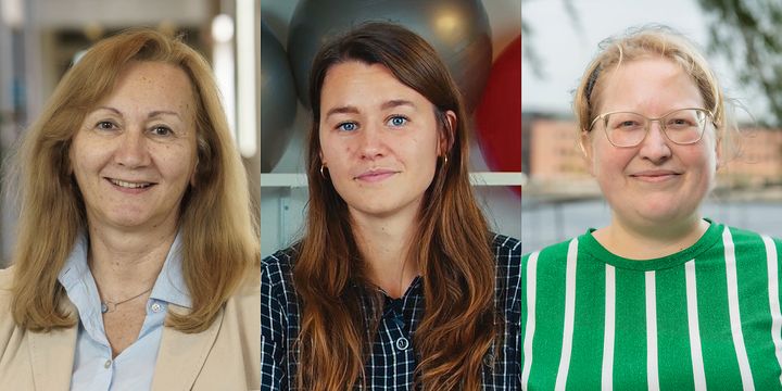 Giftlægen Ada Colic, psykologen Cecilia Munk og Julie Kofoed, der selv er gigtpatient