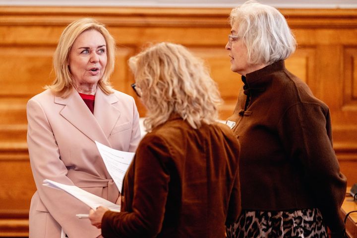 ”Gigten er en tyv. Den stjæler. Og dens tyvekoster er ikke så få: Livskvalitet, leveår, hænder og hoveder på arbejdsmarkedet," sagde De Konservatives partiformand, Mona Juul (tv), på Gigtforeningens konference om 'smerter i arbejdslivet' på Christiansborg i går.