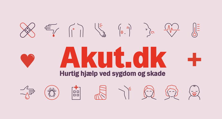 Den nye hjemmeside Akut.dk rummer flere end 70 sider med forskellige symptomer inden for sygdom og skade