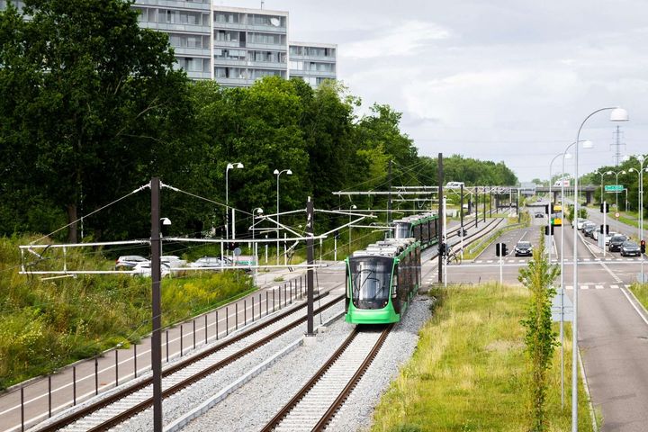 Billede af letbanen