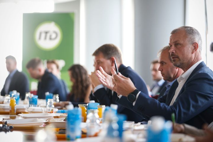 Teknisk direktør i Frode Laursen, Jan Skov Pedersen holdt oplæg ved ITDs event i Bruxelles