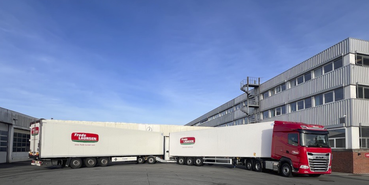 Dobbelttrailervogntog/EMS2 af svensk modeltype hos Frode Laursen