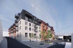 Foreløbig visualisering af en del af Haraldsgård-projektet.