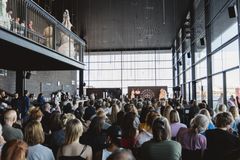 Billede fra et tidligere grundlovsdagsarrangement i Skuespilhuset.