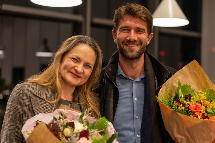 Charlotte Rafn og Jens Søndergaard. Foto: Kenneth Mcfarlan