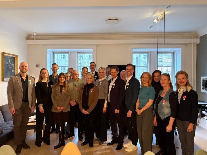 Dette års modtagere af de kongelige dekorationer.