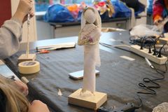 Fra 'Lav din egen balletfigur'-workshop i februar.