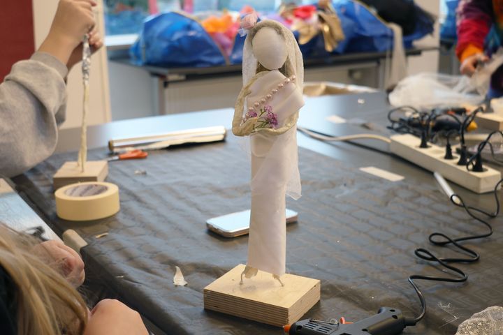 Fra 'Lav din egen balletfigur'-workshop i februar.