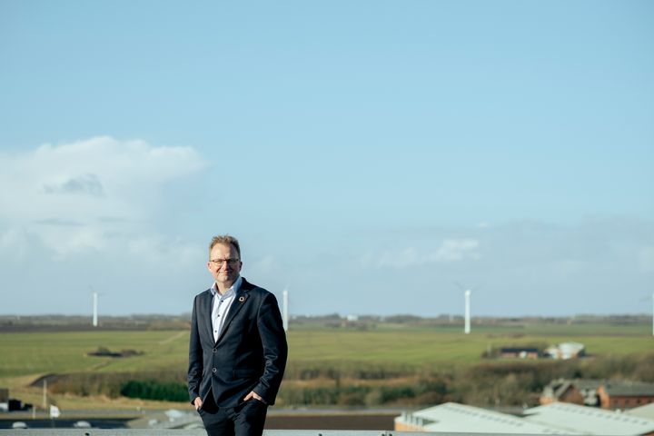 Formand for Landdistrikternes Fællesråd, Steffen Damsgaard.