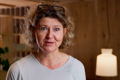 Formand for dommerkomitéen i Årets Landsby, Helene Simoni Thorup.
