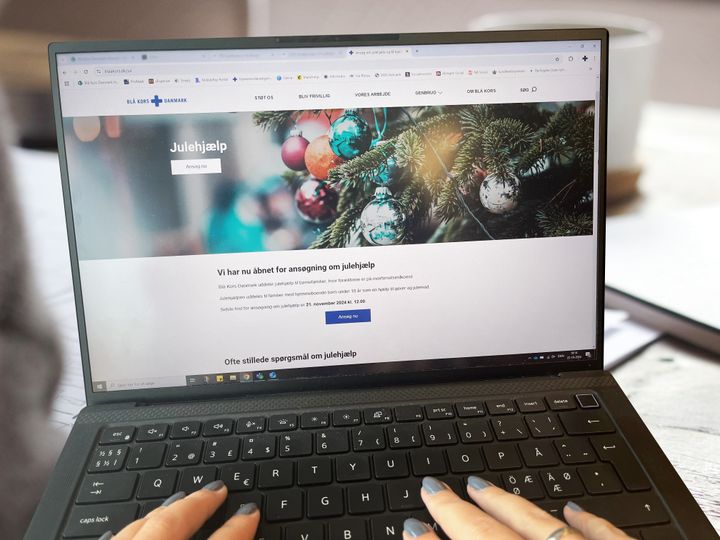 Blå Kors Danmark har modtaget 3600 ansøgninger om julehjælp på ét døgn. Det er 20 procent flere end sidste år. Foto: Blå Kors