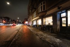 Det er her på Åboulevard 50, at værestedet Grace driver morgencafé og nu også vinterherberg de kommende måneder. Foto: Jens Peter Engedal.