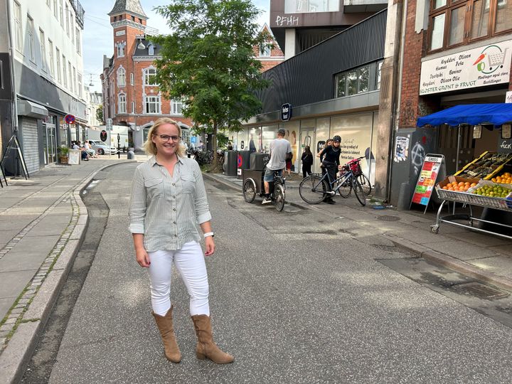 Sanne Kjellow er projektleder for Blå Kors Danmarks nye ungetilbud "Udsigten" i Klostergade i Aarhus. Foto: Blå Kors.