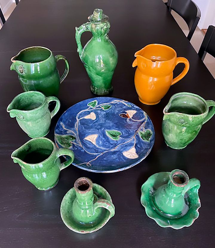 Her ses et udpluk af de donerede uglekander