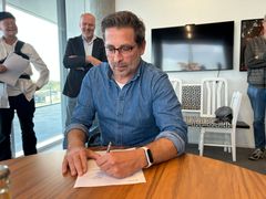 Underskrift af budgetforlig på Rådhuset i Haderslev 24. september 2026.