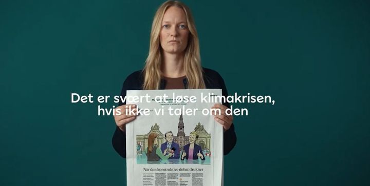 Klimajournalist Signe Iversen, der er en af de uafhængige journalister, som medvirker i kampagnen.