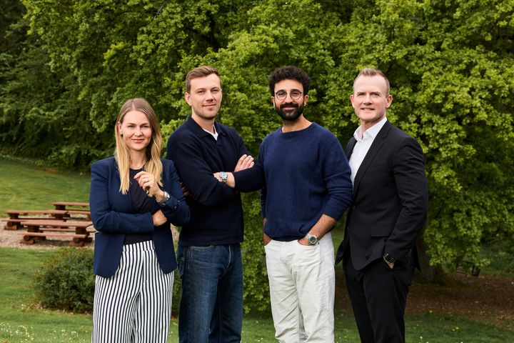Fra venstre: Laura Lindahl, Jonas Lohmann Poulsen, Farhad Khamseh og Martin Wiesener