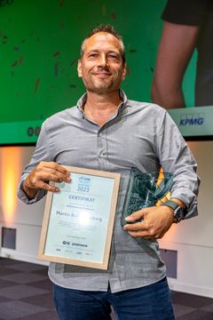 CEO Martin Thorbog, Visma Dinero, vinder DI's og PostNords eCom Talent Award for ledelse i e-commerce. Foto: Michael Stub.