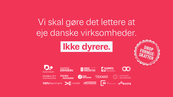 15 erhvervsorganisationer står bag en ny landsdækkende kampagne om formueskat