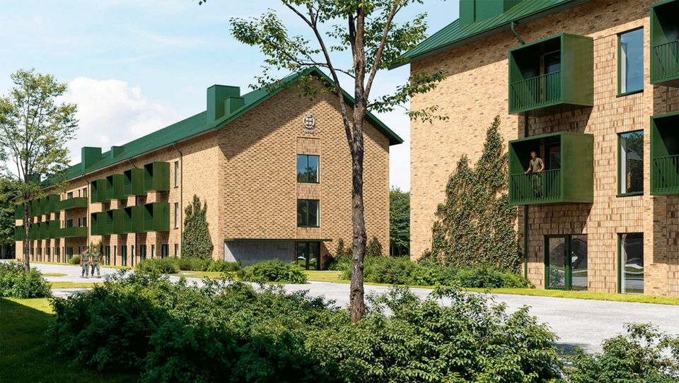 Indkvarteringsbygninger for Forsvaret på kaserner i Aalborg