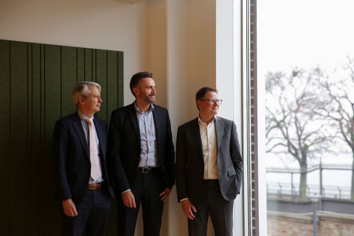 Peter Stensgaard Mørch (i midten), Bo Normann Rasmussen (til højre) og Jens Munch Holst (til venstre).