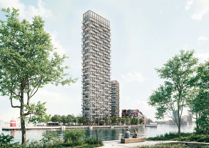 Visualisering: Vilhelm Lauritzen Arkitekter/Lendager/STED By & Landskab