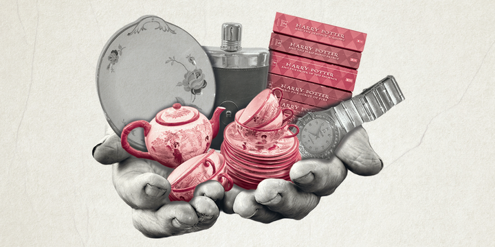 Køkkenting er den største produktkategori blandt arvede ting.