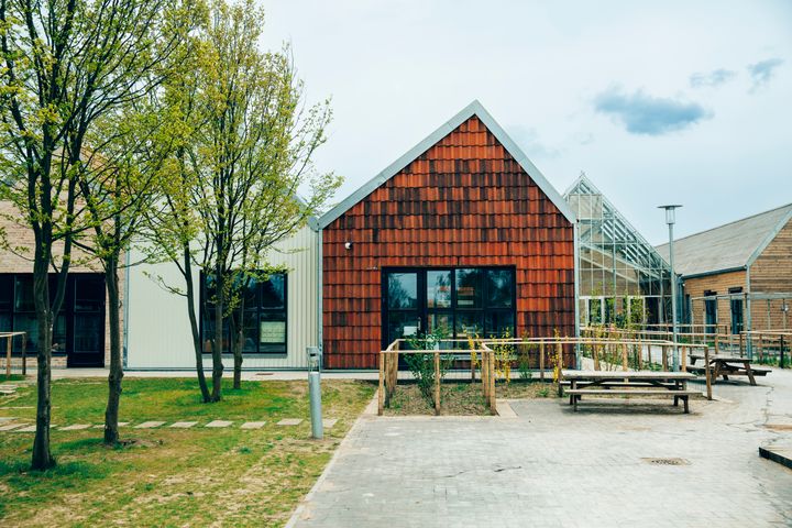 Det cirkulære børnehus Svanen i Gladsaxe. Foto: Jonathan Grevsen