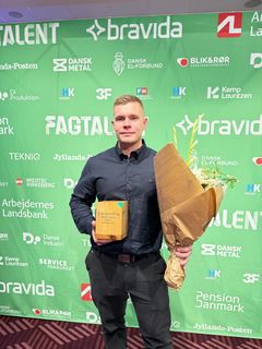 Lars Christian Olesen, elektriker hos Uggerly Installation.