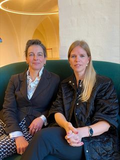 Sara Vergo, formand for Djøf, og Gine Kampmann, adm.direktør i Equalis