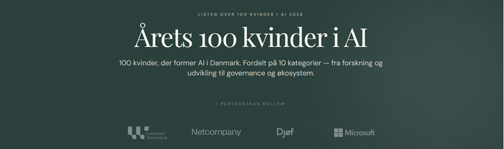 Connected Women præsenterer 100 Women in AI