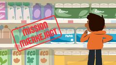 Det gratis undervisningsmateriale "Mission mærkejagt" skal gøre fremtidens forbrugere mere bevidste.