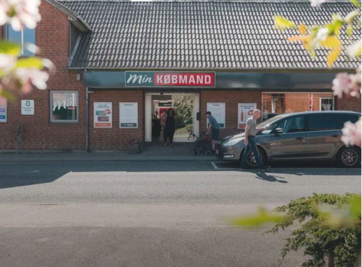 Mindre købmandsbutik i provinsen