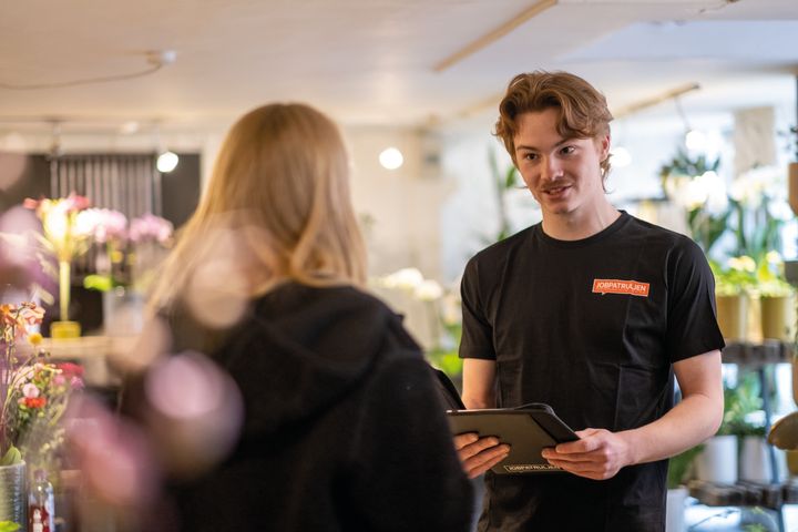 Jobpatruljen på arbejde