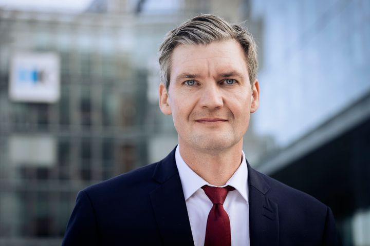 Mads Samsing, forbundsformand i HK, glæder sig over medlemsfremgang