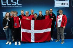 Det Danske Cyberlandshold fotograferet i Tyskland