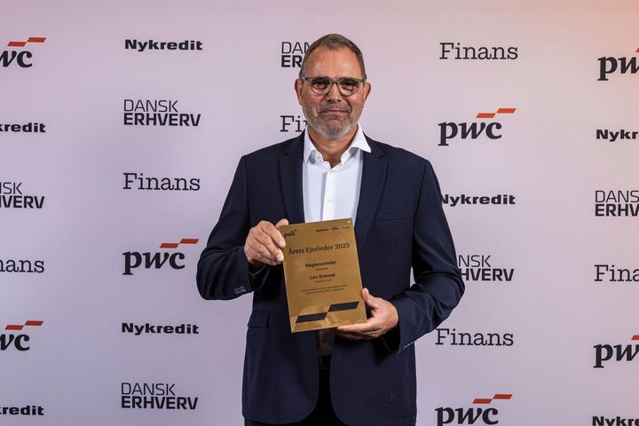 Leo Grønvall fra DanePork A/S, Årets Ejerleder 2025 Sydjylland.