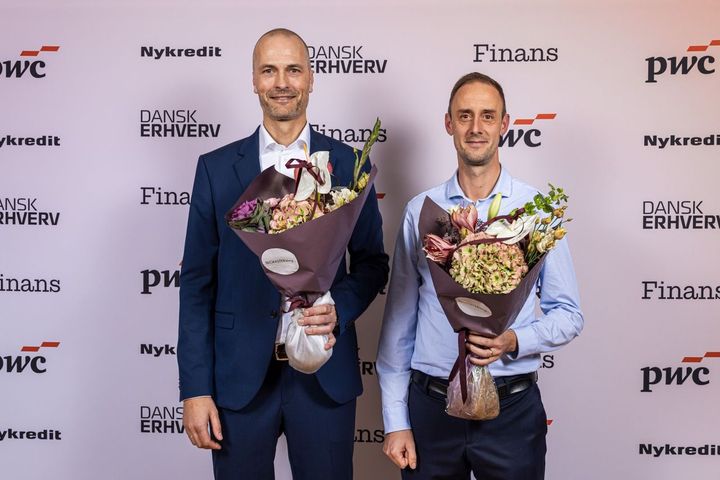 Anders Christian Nielsen fra Erik Lytzen A/S og Christian Thorup Kjærgaard fra GMPack ApS.