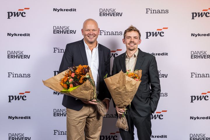 Mads Bygballe Christiansen fra Ruby Travel Group ApS og Jonas Byskov fra Bedre Nætter ApS.