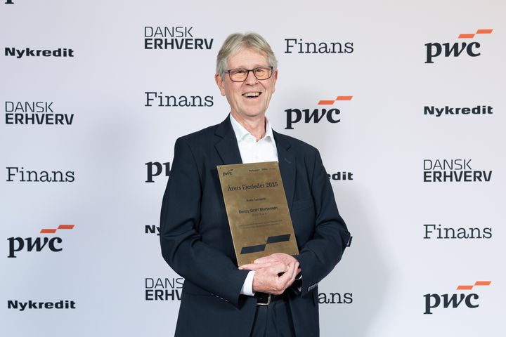 Benny Graff Mortensen fra IFAD TS A/S, Årets Temapris 2025.