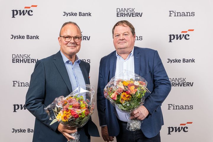 Fra venstre mod højre: Michael Hartmann Frandsen fra SeeSafe og Anders Moestrup Rasmussen fra AKJ Industri.